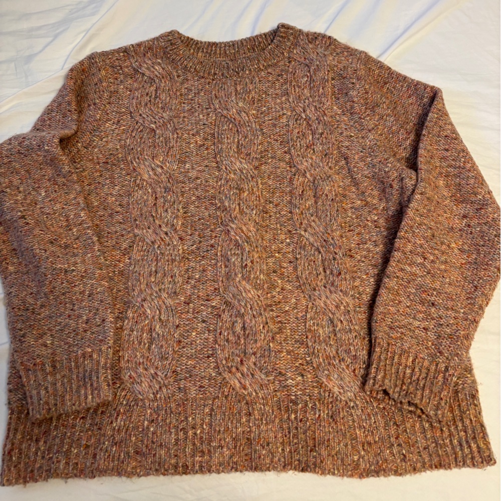 Women’s multi color Cable Knit Sweater